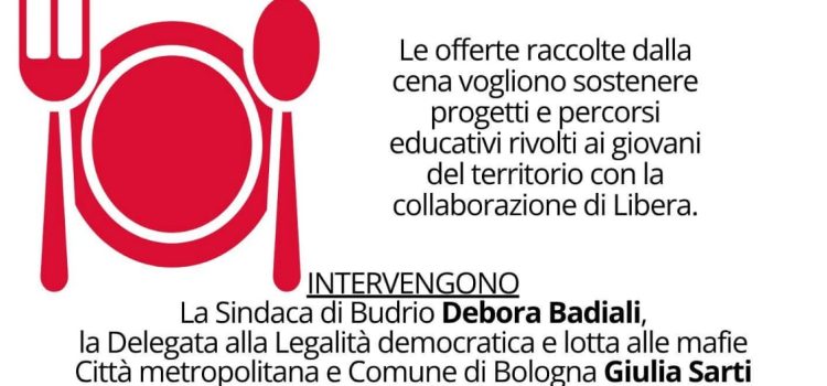 Cena della legalità 2025 Cena della legalità 2025